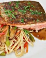 Crispy Skin Honey Soy Salmon 150