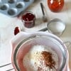 Honey & Coconut Tea Cakes with Pomegranate - by TheNoshery.com
