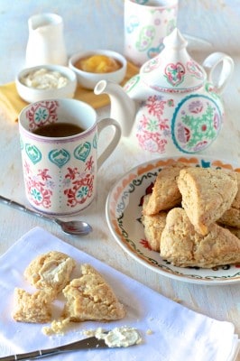 Honey & Ginger Scones - TheNoshery.com