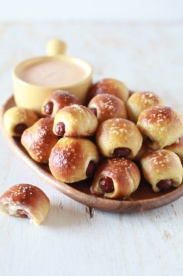 Pretzel Dog Bites - TheNoshery.com