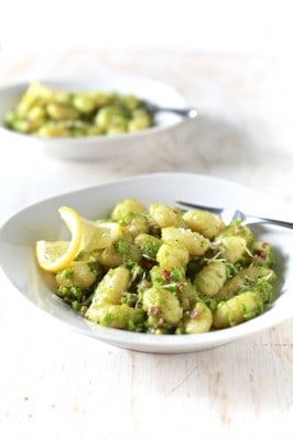 Sweet Pea Pesto & Gnocchi