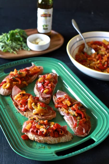 Roasted Peppers in Olive Oil