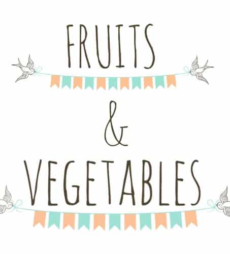 fruits & veg