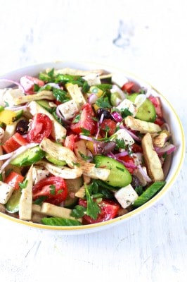 Mediterranean Panzanella - TheNoshery.com