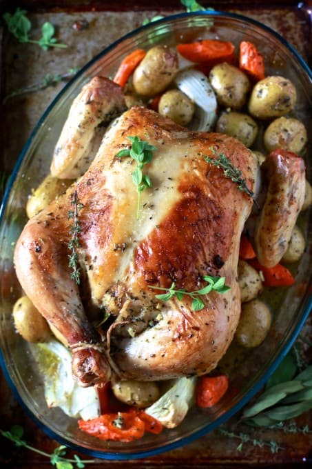 Roast Chicken - TheNoshery.com