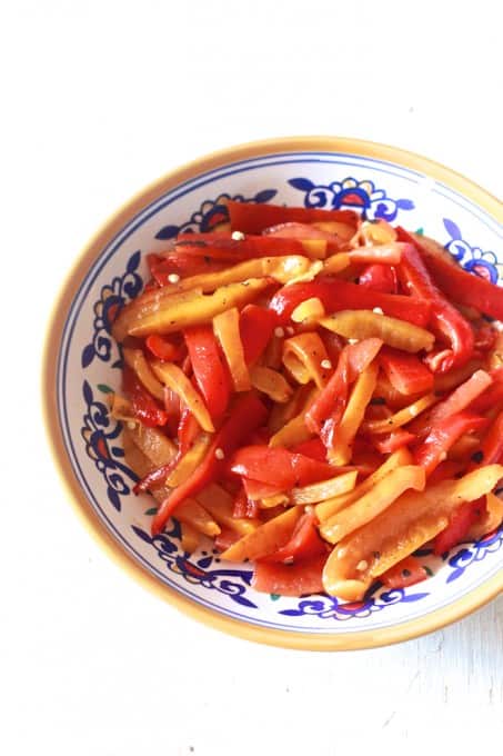 Roasted Red Peppers - TheNoshery.com