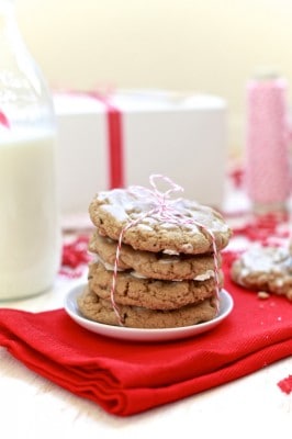 Chewy Chocolate Chip Gingersnaps with Rum Glaze - TheNoshery.com