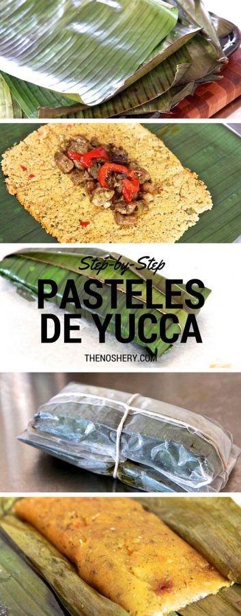 Pasteles de Yucca (Puerto Rican Tamales) | TheNoshery.com
