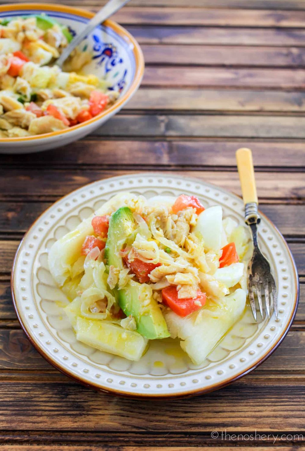 Ensalada de Bacalao (Salted Cod Salad) | The Noshery
