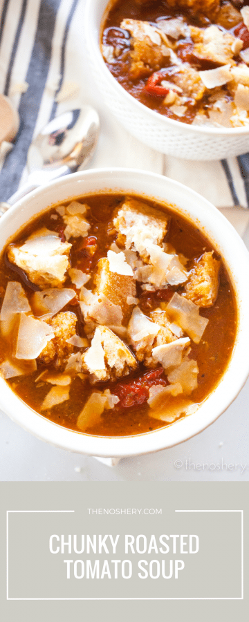 Chunky Tomato Soup | TheNoshery.com