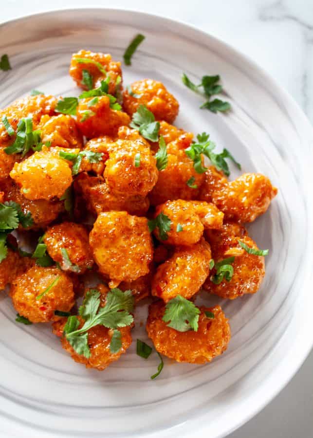 Copycat Bonefish Grill Bang Bang Shrimp | Crispy panko bread shrimp tossed in a spicy and creamy bang bang sauce. Save the drive and make bang bang at home.