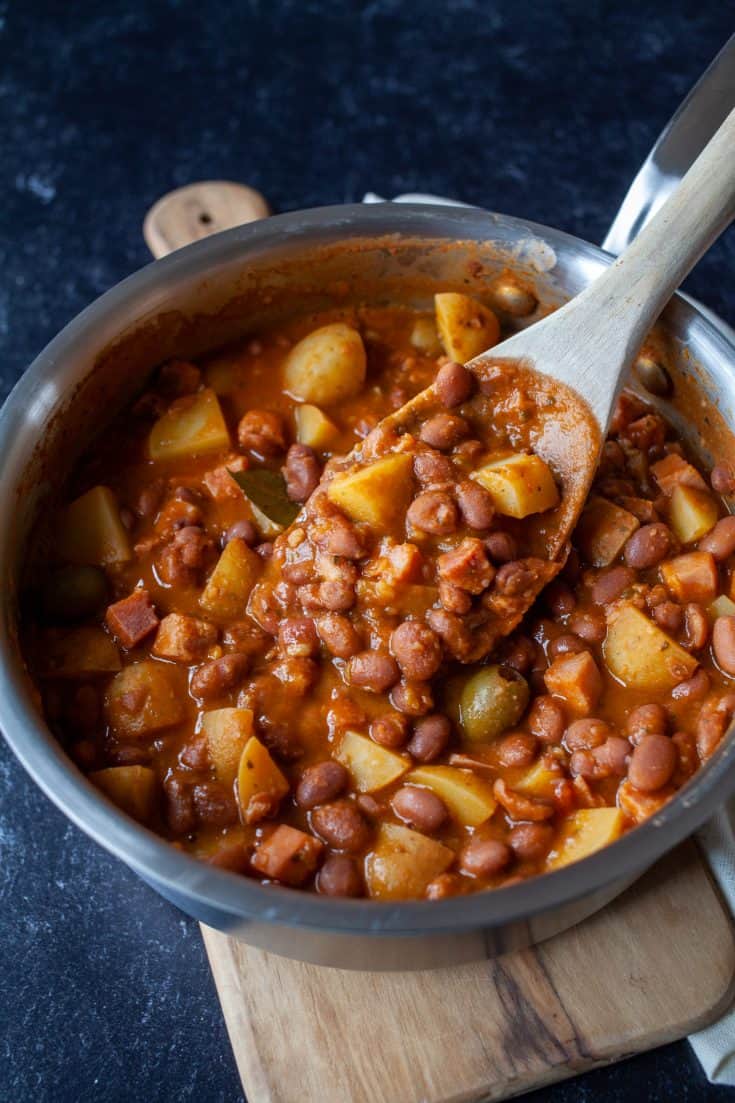 Habichuelas Guisadas Puerto Rican Beans The Noshery