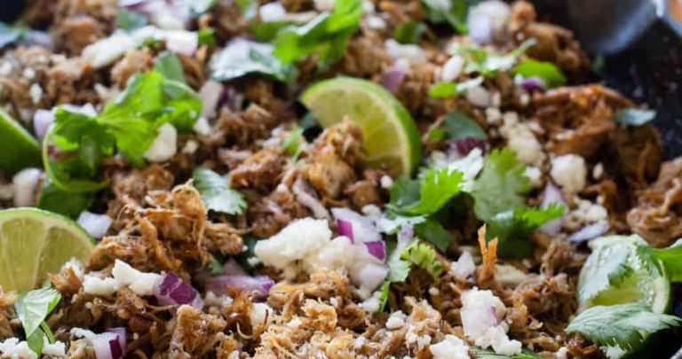 Slow Cooker Pork Carnitas | TheNoshery.com