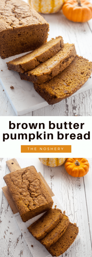 Brown Butter Pumpkin Bread | The Noshery