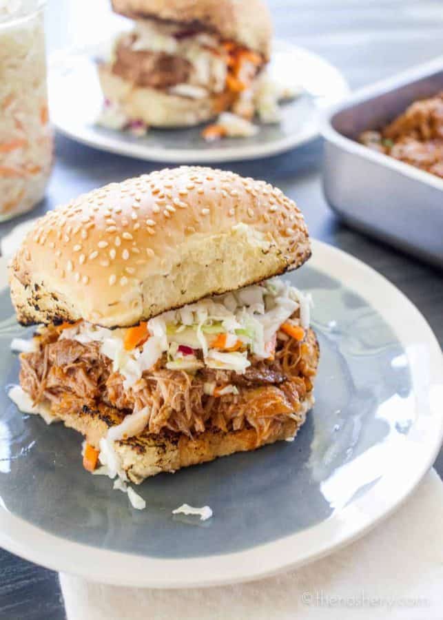 Malta BBQ Slow Cooker Spicy Pulled Pork Recipe | The Noshery