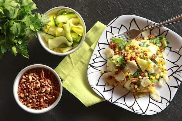 Zucchini & Summer Squash Ribbon Salad