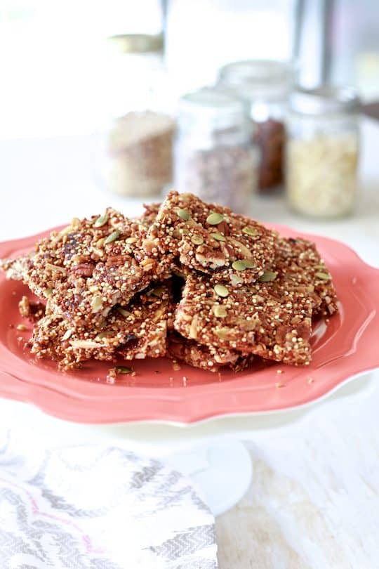 Quinoa Fruit & Nut Bars The Noshery