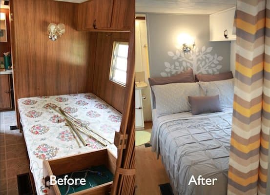 Vintage Camper Turned Glamper Diy Renovation The Noshery