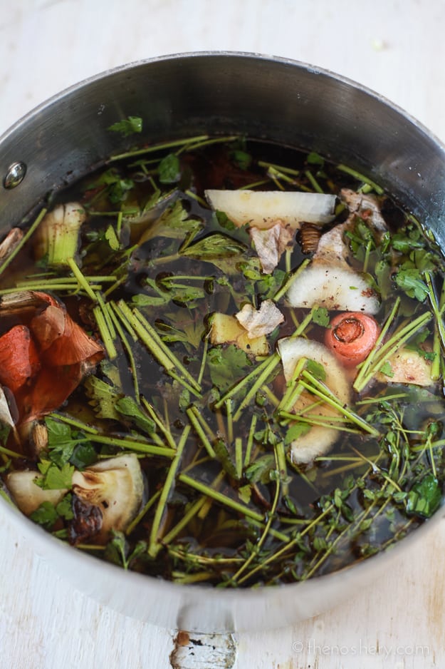 Rustic Beef & Mushroom Farro Soup - TheNoshery.com