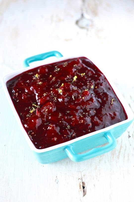 Cranberry Sauce - by TheNoshery.com