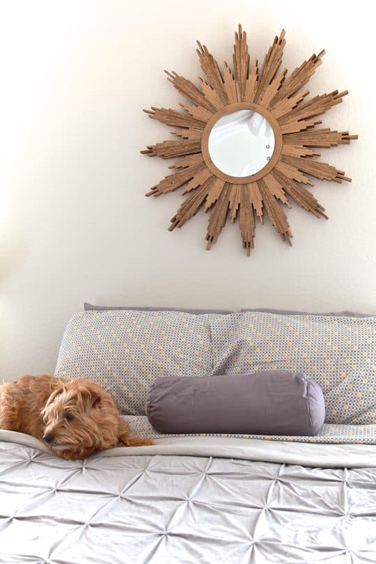 DIY Sunburst Mirror | The Noshery