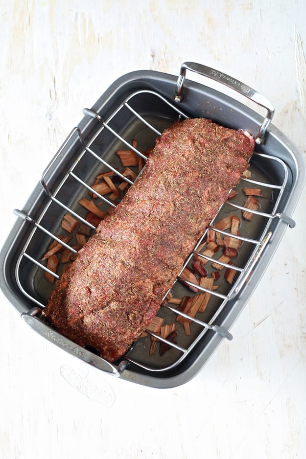 Spicy BBQ Oven Smoked Ribs | Hot and spicy baby back ribs smoked in the oven. Perfect for game day! | TheNoshery.com - @thenoshery