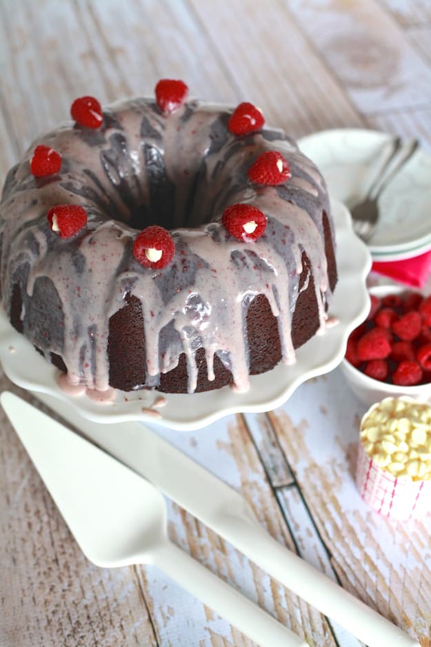 Chocolate Valentine's Day Bundt Cake