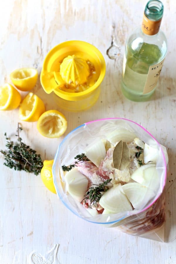 White Wine and Lemon Roasted Chicken The Noshery