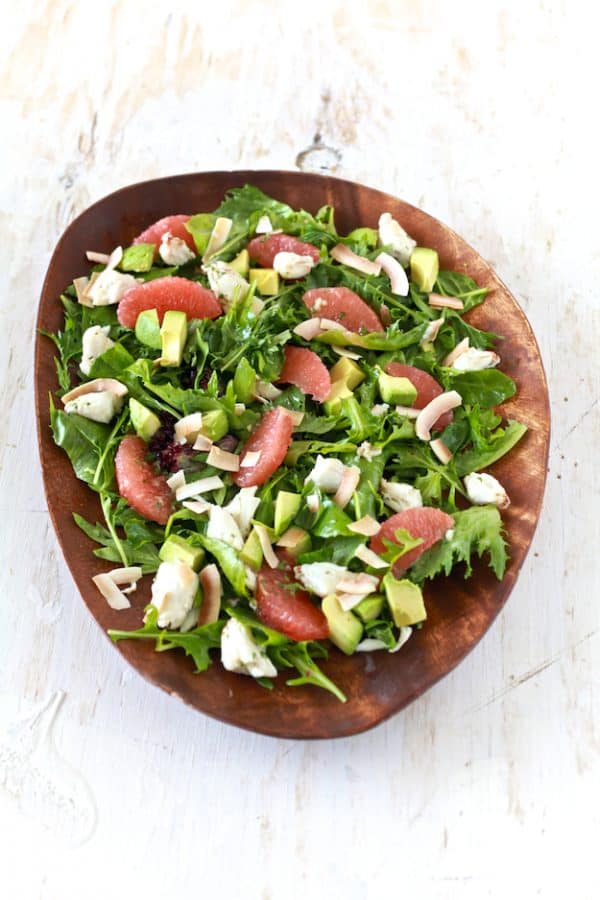 Grapefruit, Avocado and Lump Crab Salad with Cilantro Lime Vinaigrette