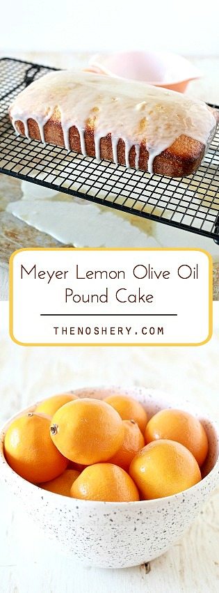 Meyer Lemon Olive Oil Pound Cake | TheNoshery.com - @TheNoshery