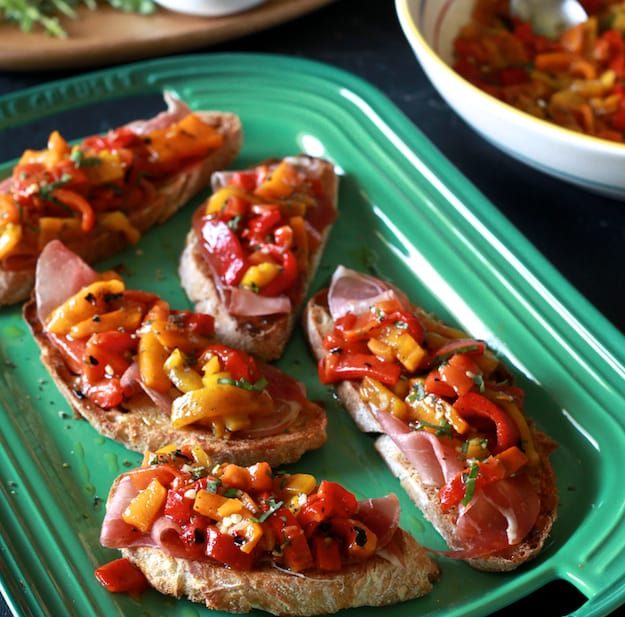 Roasted Peppers in Olive Oil The Noshery