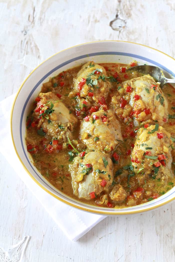 Pineapple Coconut Curry Chicken - TheNoshery.com