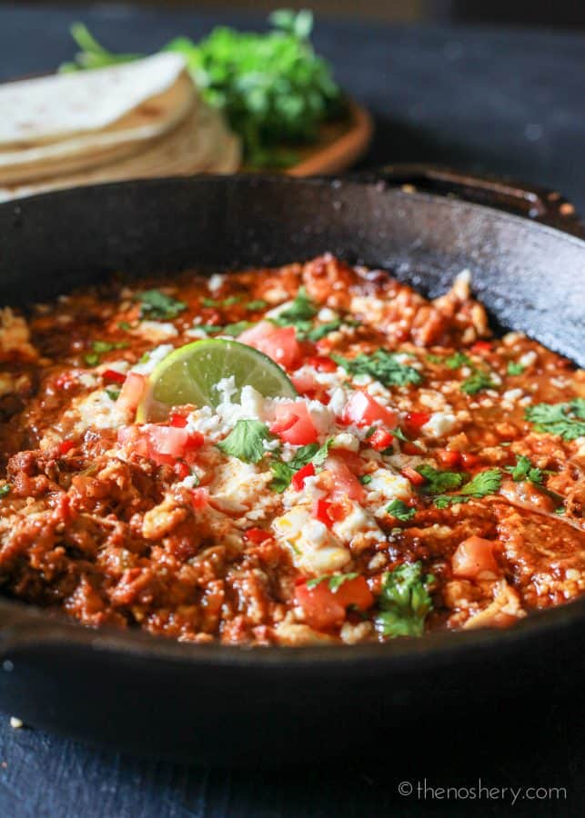 Queso Fundido con Chorizo a la Tequila - The Noshery