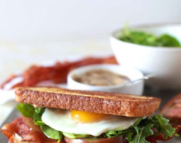 Fancy BLT with Balsamic Mayo | TheNoshery.com