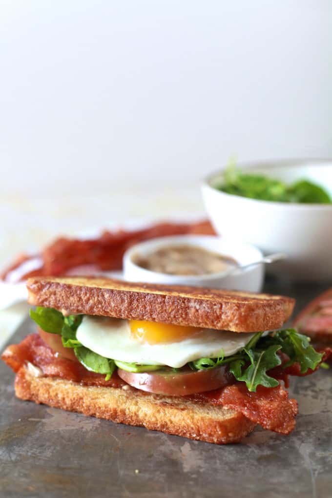 Fancy BLT with Balsamic Mayo | TheNoshery.com