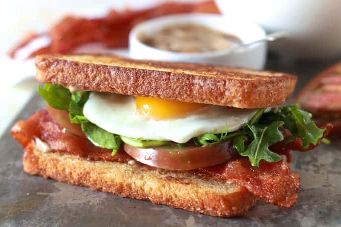 Fancy BLT with Balsamic Mayo