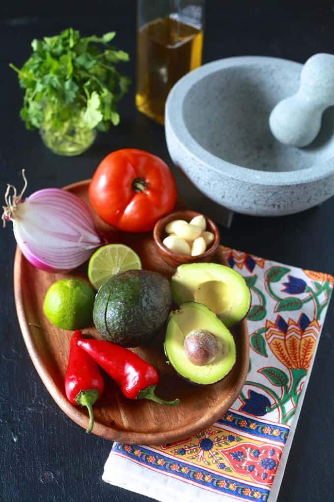 How to Season a Granite Mortar and Pestle + Guacamole The Noshery