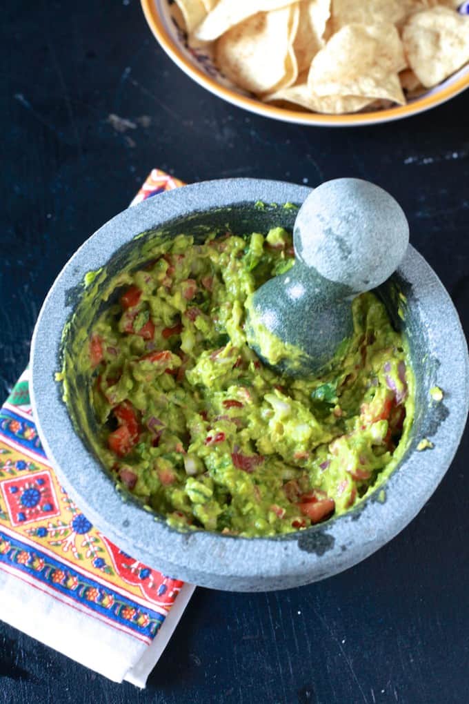 How to season a grant mortar and pestle & guacamole - TheNoshery.com