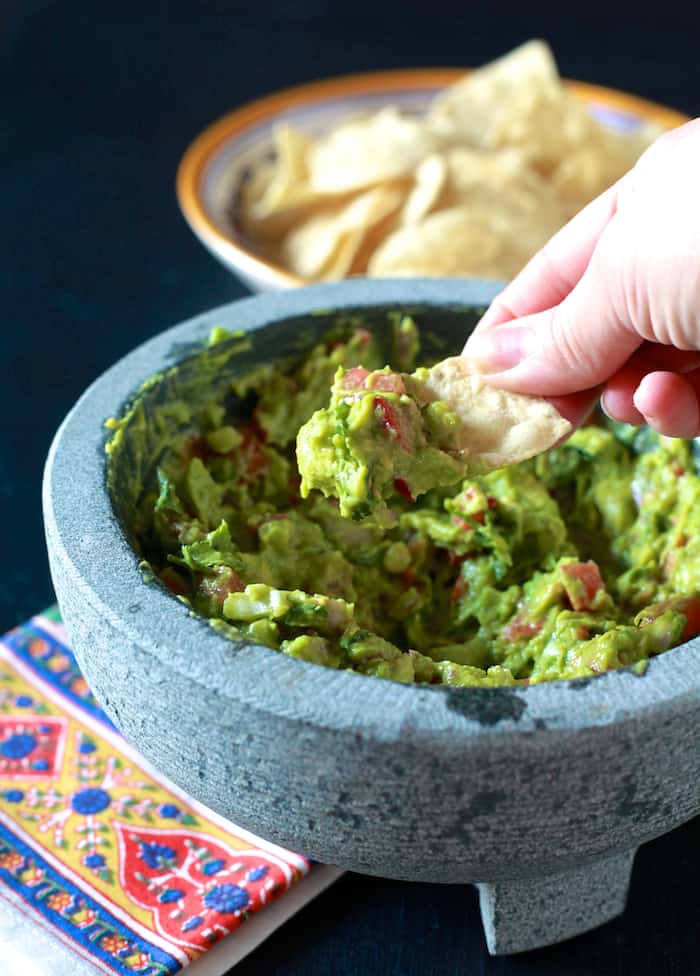 How to Season a Granite Mortar and Pestle + Guacamole - The Noshery