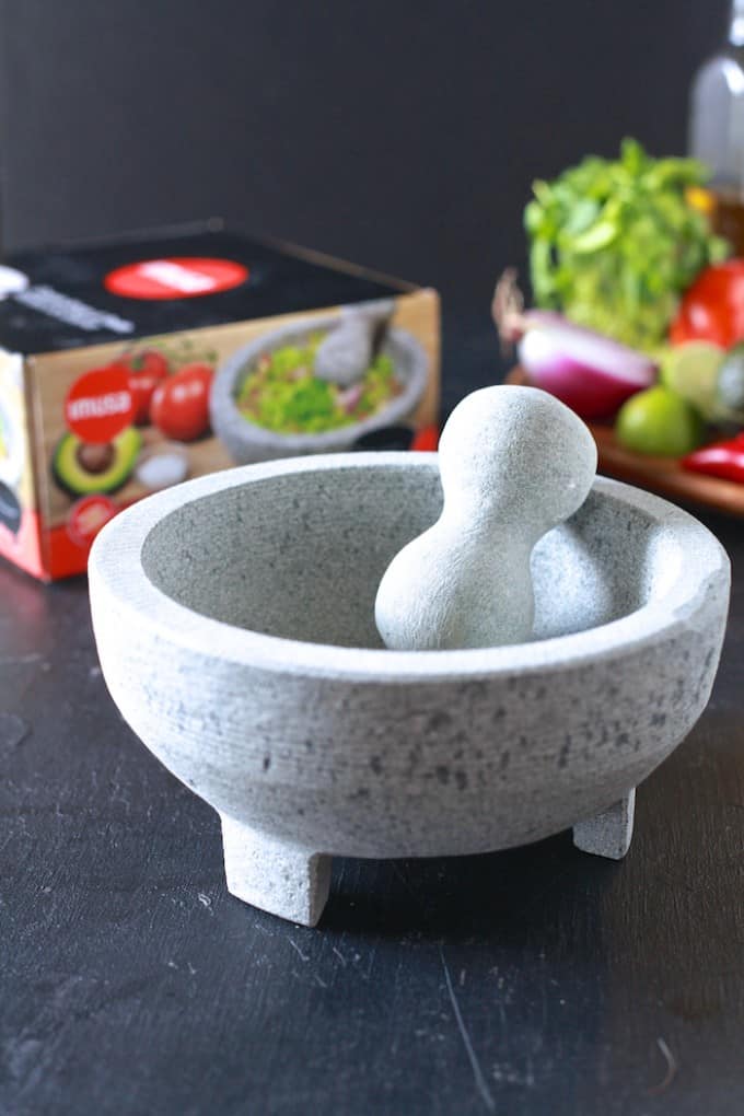 How to Season a Granite Mortar and Pestle + Guacamole The Noshery