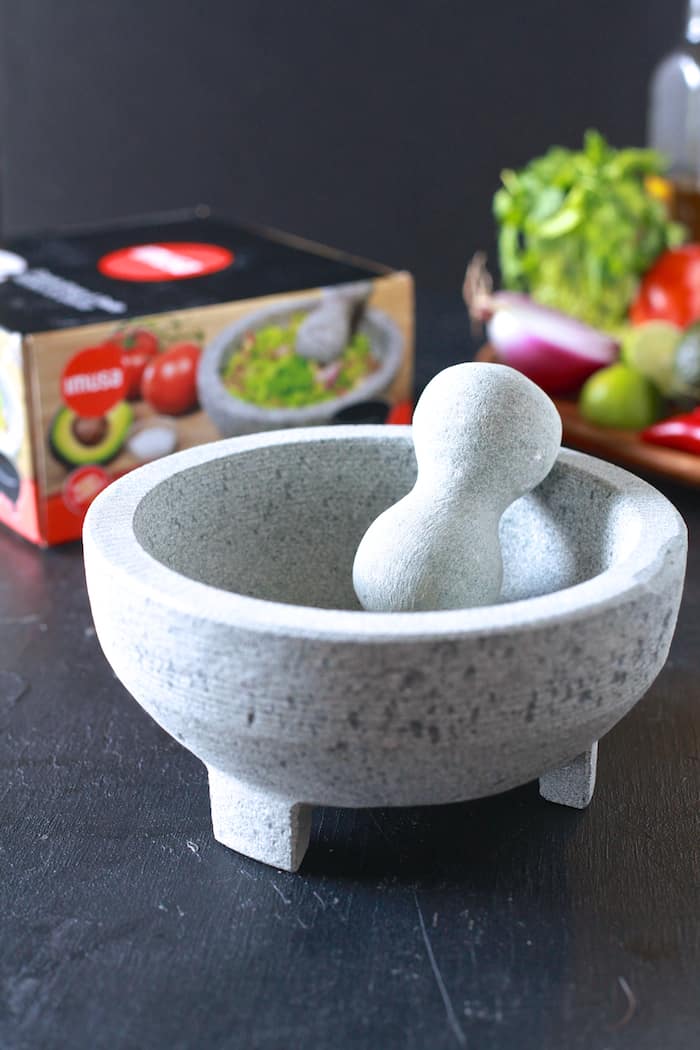 How To Season A Granite Mortar And Pestle Guacamole The Noshery