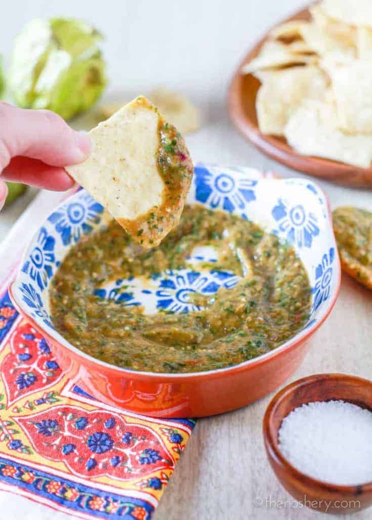 Roasted Tomatillo Salsa Verde