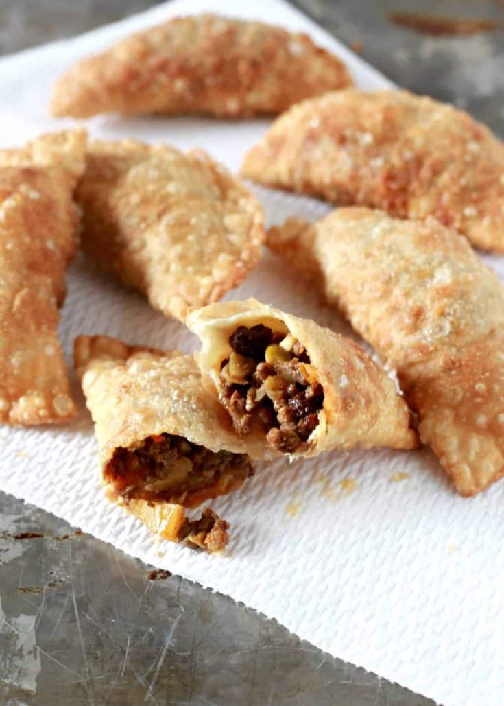 Pastelillos de Carne (Puerto Rican Meat Turnovers)