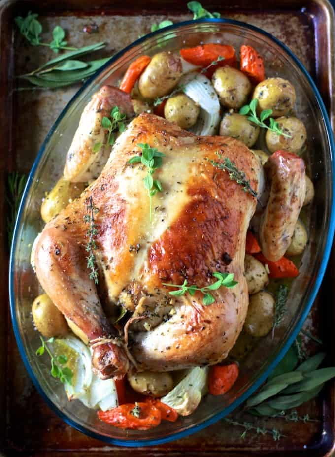 Roast Chicken | TheNoshery.com