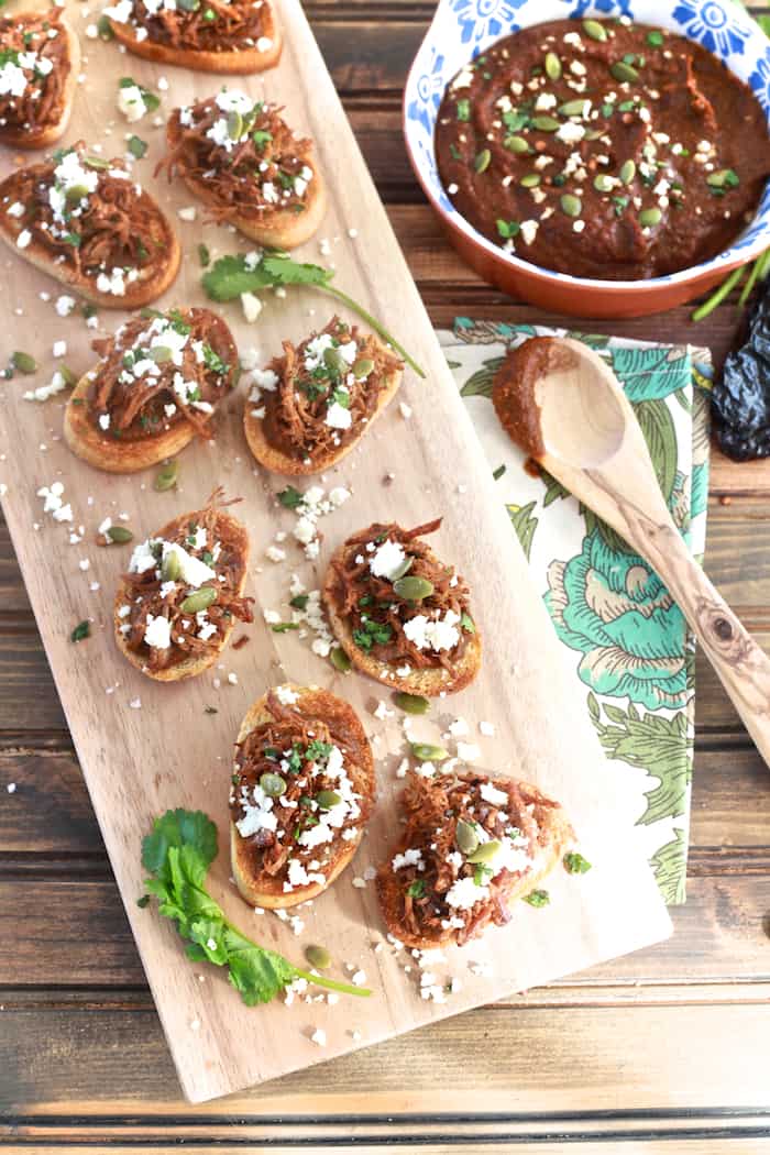 Roasted Pumpkin Mole Spread | TheNoshery.com #pumpkin #pumpkinrecipe #fall