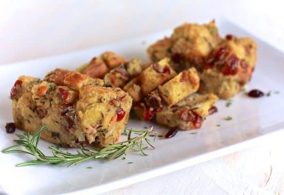 Savory Bread Pudding | TheNoshery.com | #thanksgiving #side