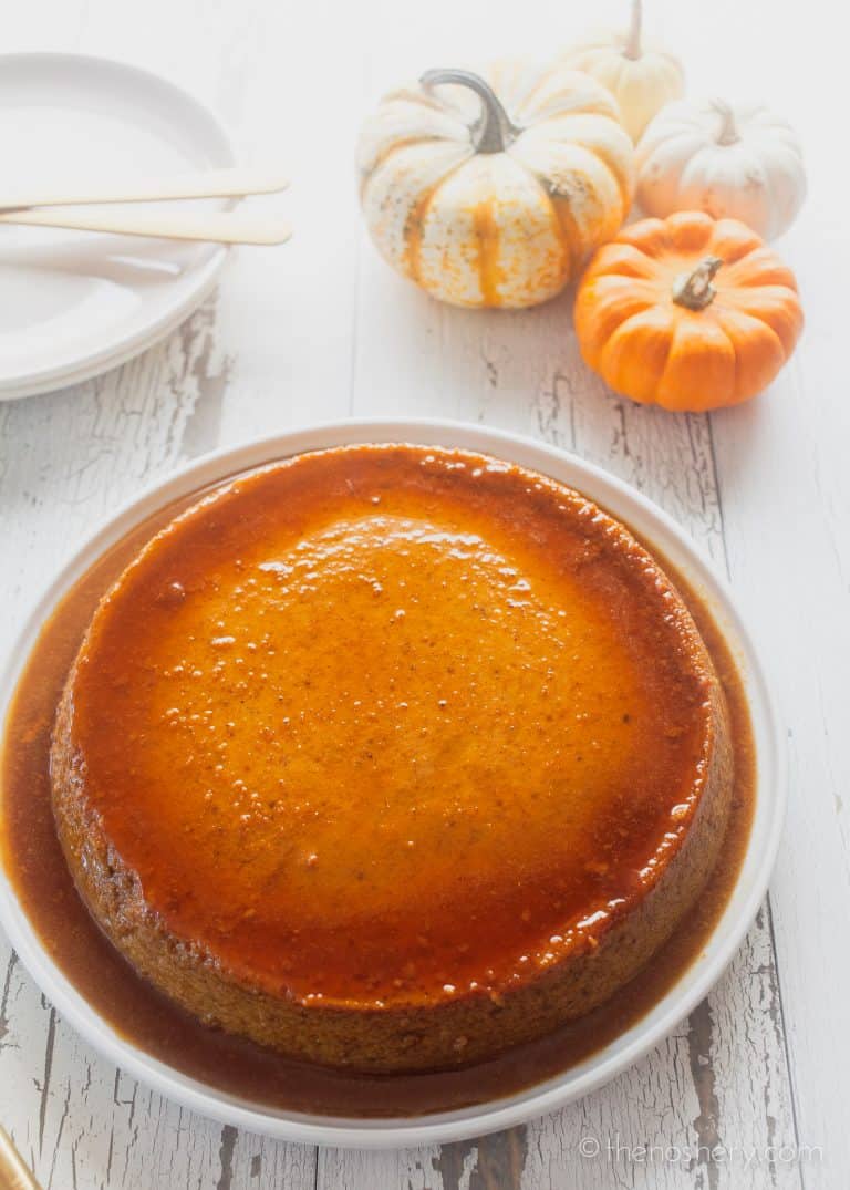 Flan De Calabaza Pumpkin Flan The Noshery 7184