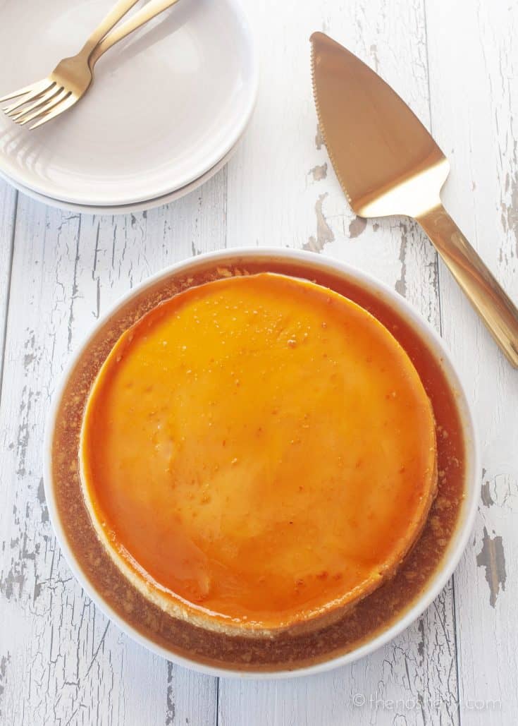 Cheese Flan (Flan de Queso) The Noshery