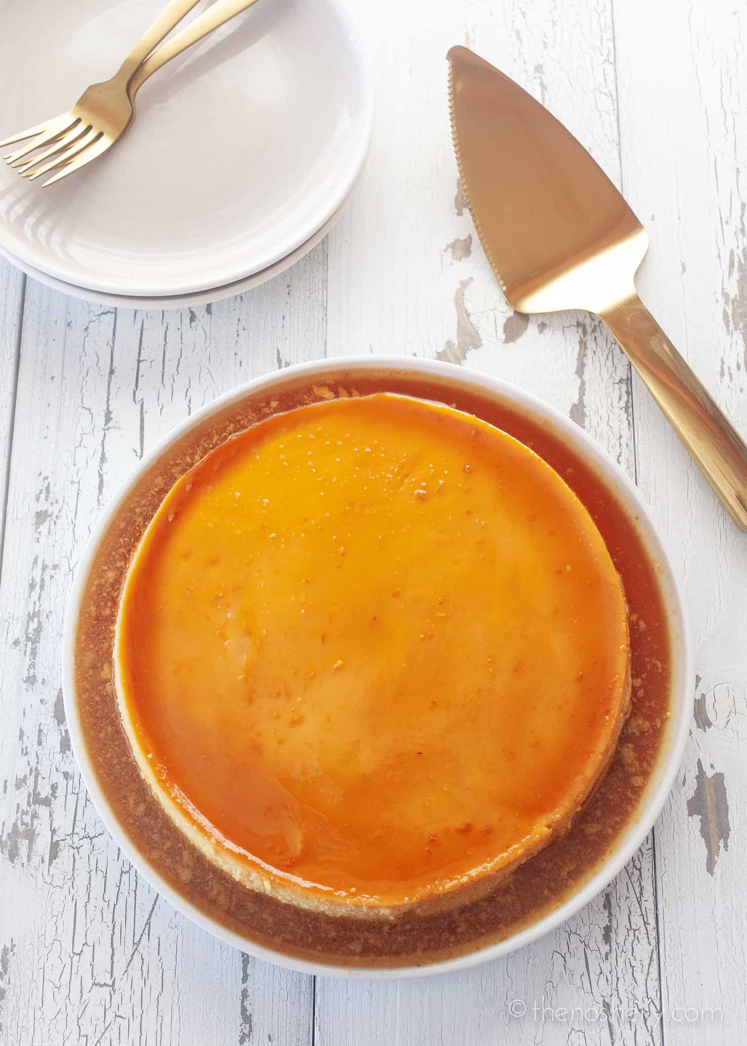 Cheese Flan (Flan de Queso) The Noshery