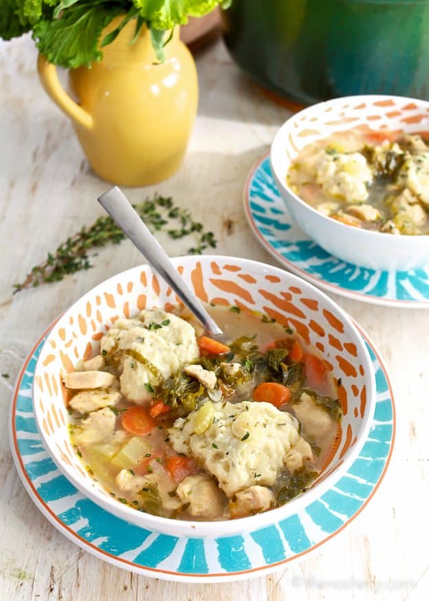 Lemon Chicken and Dumplings | TheNoshery.com